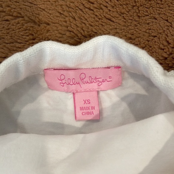 Lilly Pulitzer White Crochet Strapless Dress - Picture 3 of 6